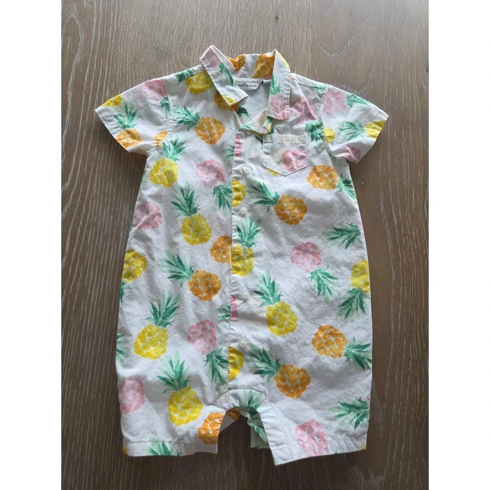 Janie and jack baby boy‎ romper 12-18 mos